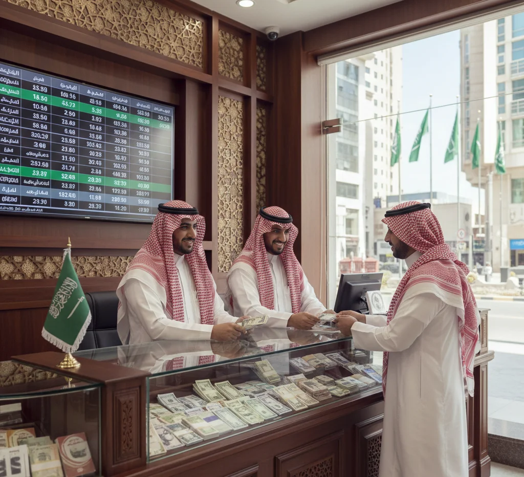 تبديل العملات في السعودية